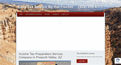 Desktop Screenshot of easytaxserviceprescottvalley.com